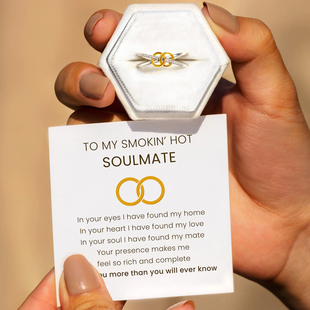 My Smokin' Hot Soulmate Interlocking Ring - Image 3
