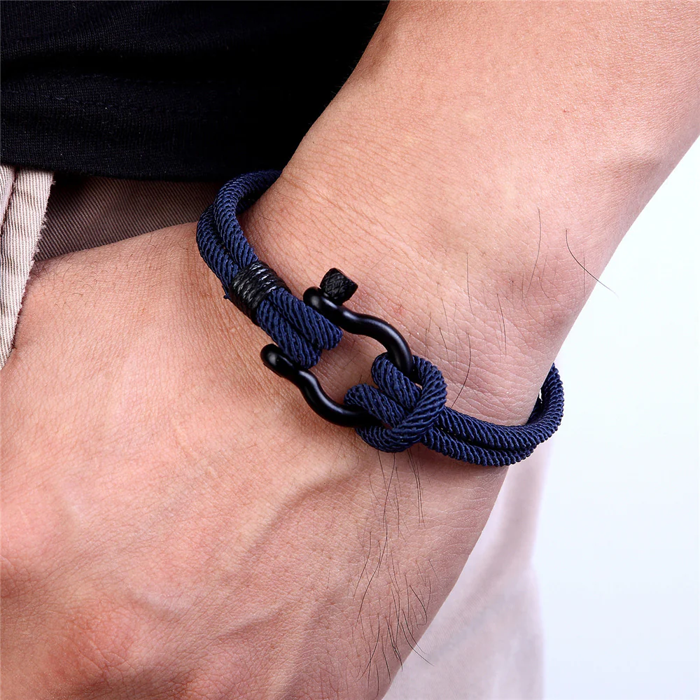 🔥Summer Hot Sale🌊	To My Son Love You Forever Nautical Bracelet - Image 7