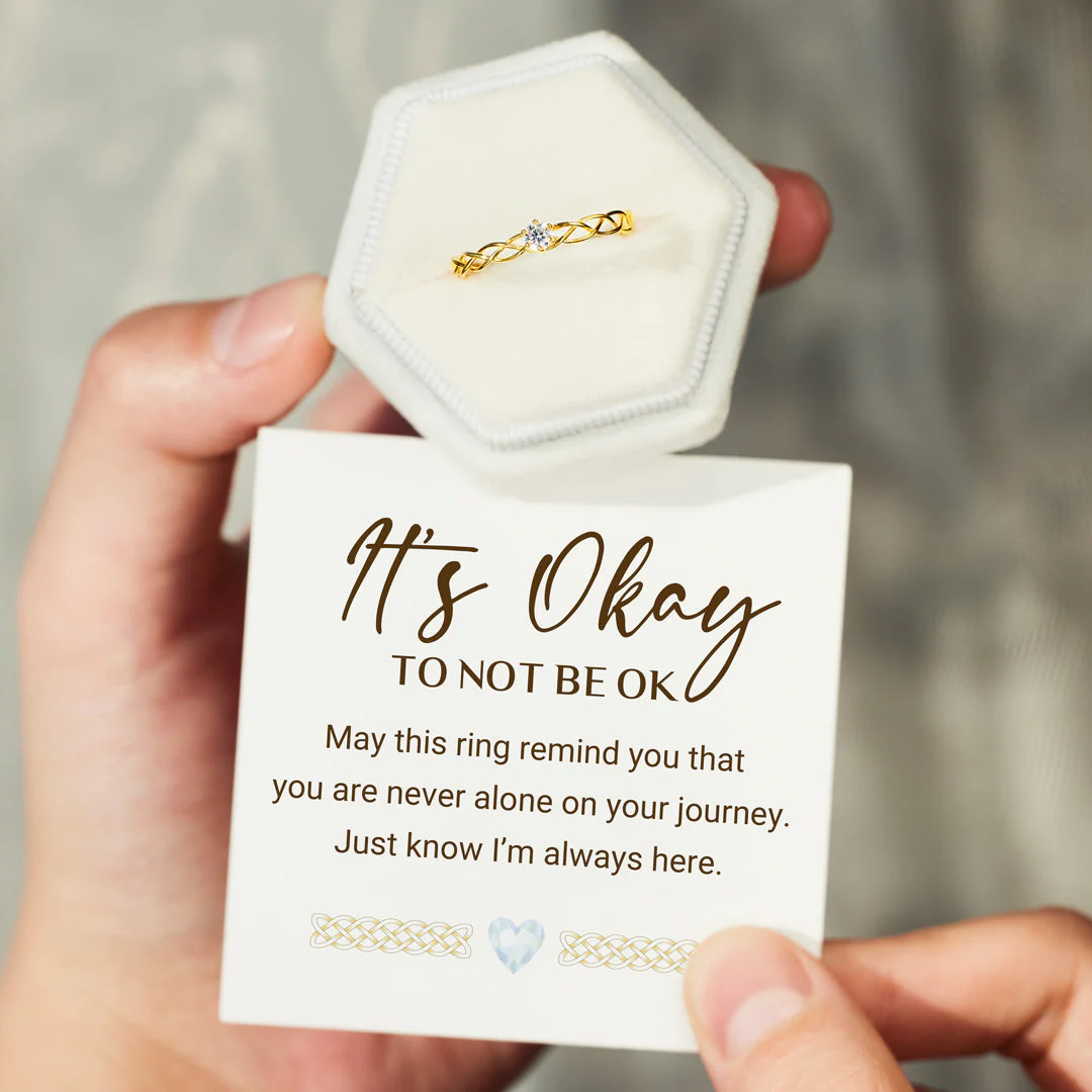 It's Okay Interweaved Ring - Image 2