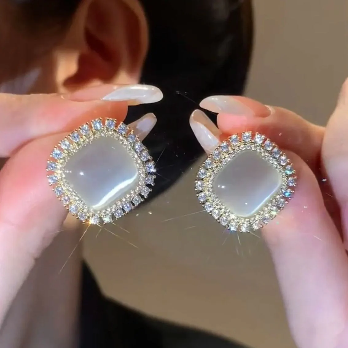 Hot Sale🎁Italian Style Opal Vintage Earrings - Image 2