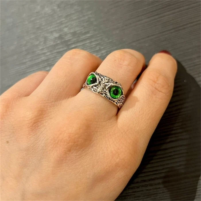Adjustable Owl Ring - For Bird Lover - Image 6