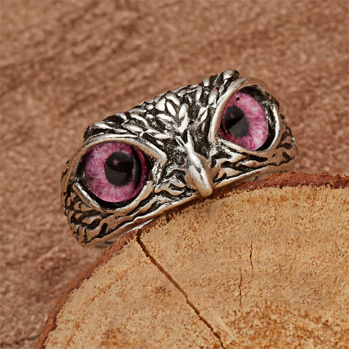 Adjustable Owl Ring - For Bird Lover - Image 9