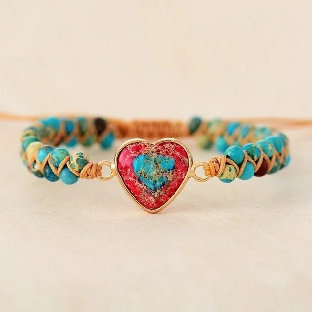 Passionate Heart Jasper Bracelet - The best gift for loved ones - Image 3