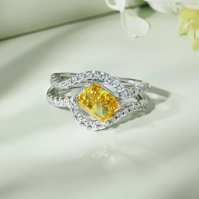 925 STERLING SILVER PAVÉ VAGUES RING - Image 12