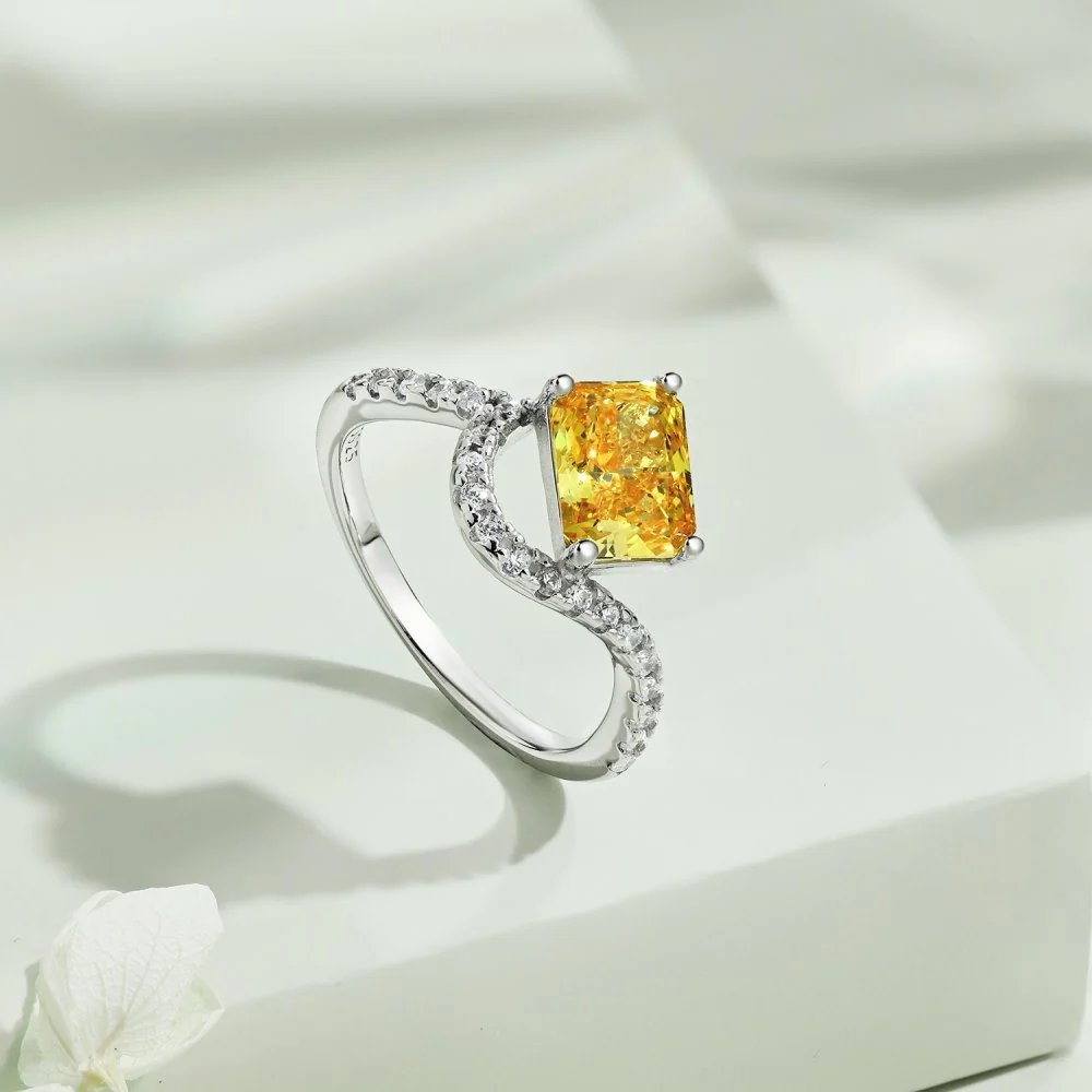 925 STERLING SILVER PAVÉ VAGUES RING - Image 11