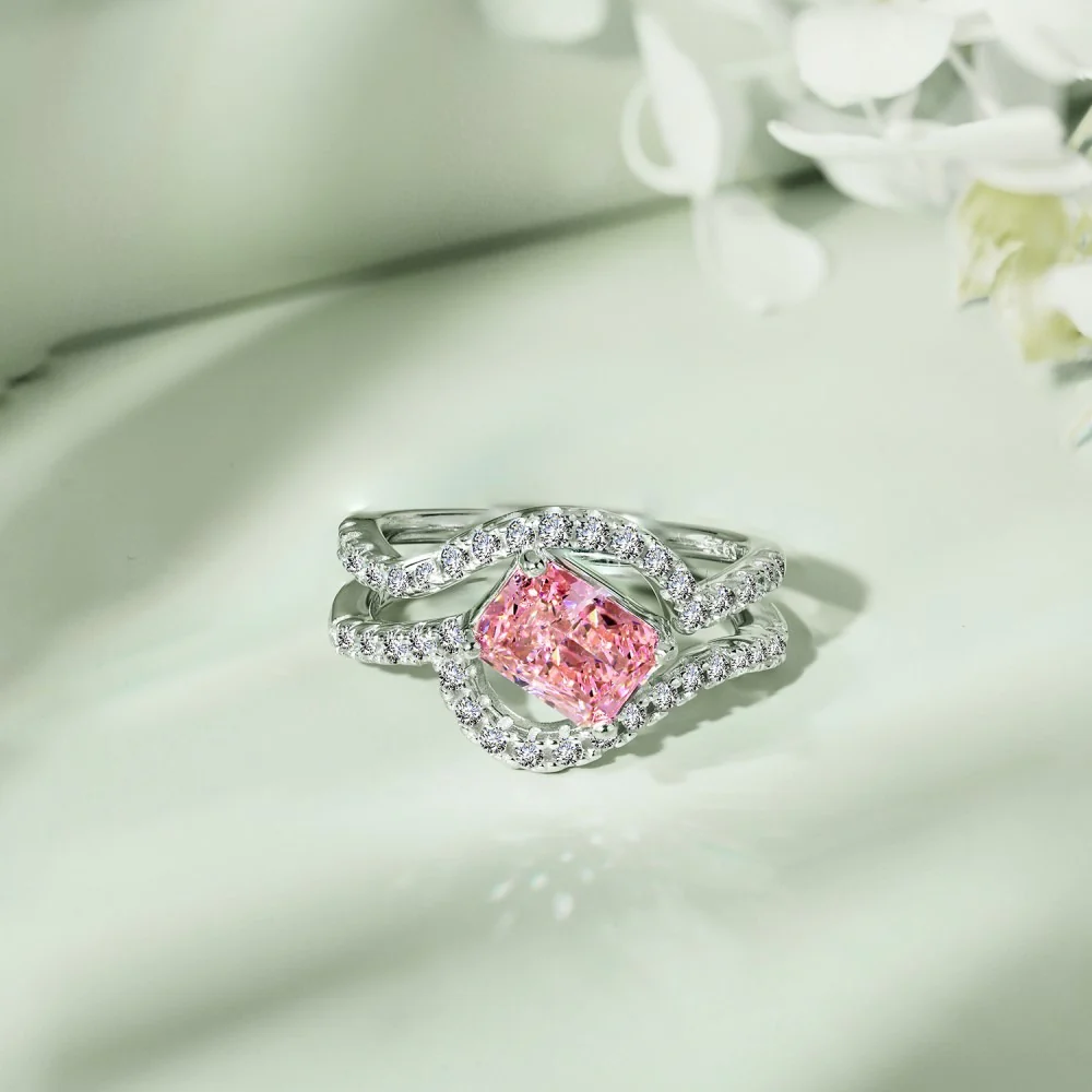 925 STERLING SILVER PAVÉ VAGUES RING - Image 13