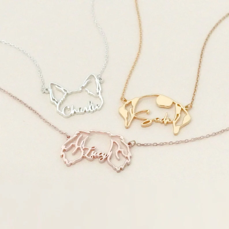 🐾 Personalised Pet Necklace with Name
