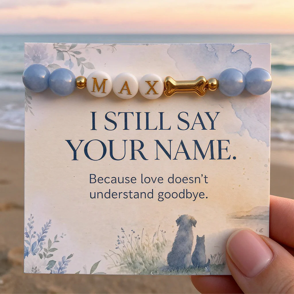 Personalized Pet Name Crystal Bracelet - Image 2