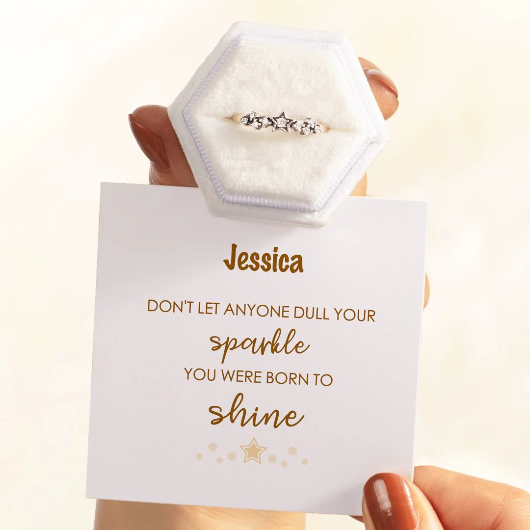 You Were Born To Shine Stars Ring - Image 7