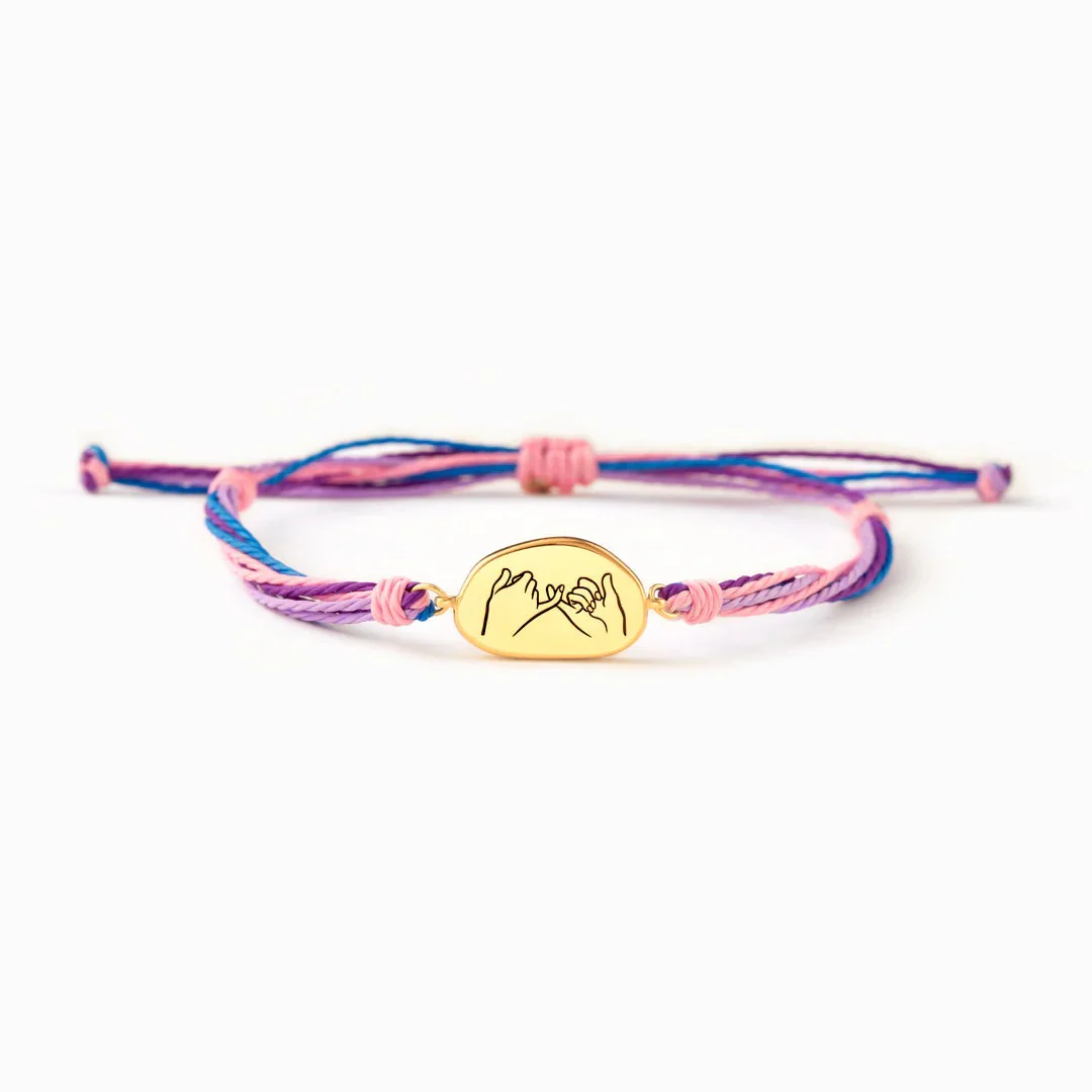 Best Friends For Life Pinky Promise Bracelet - Image 4