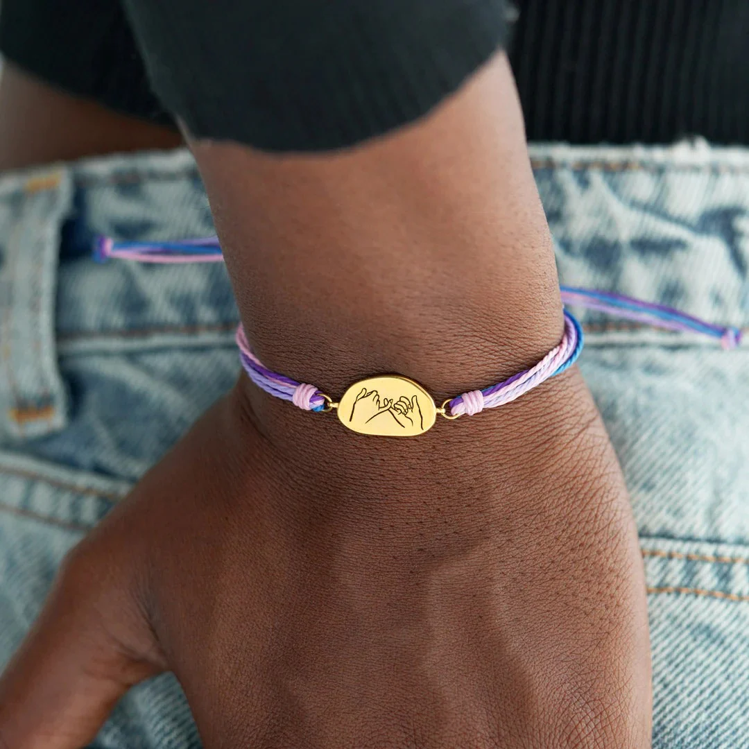Best Friends For Life Pinky Promise Bracelet - Image 7