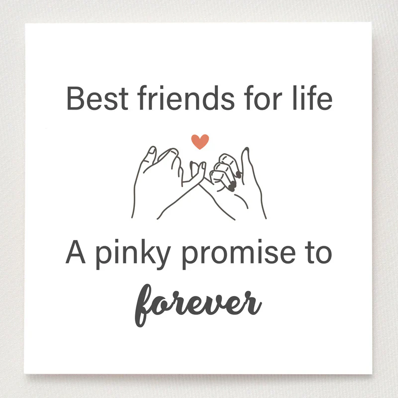 Best Friends For Life Pinky Promise Bracelet - Image 9