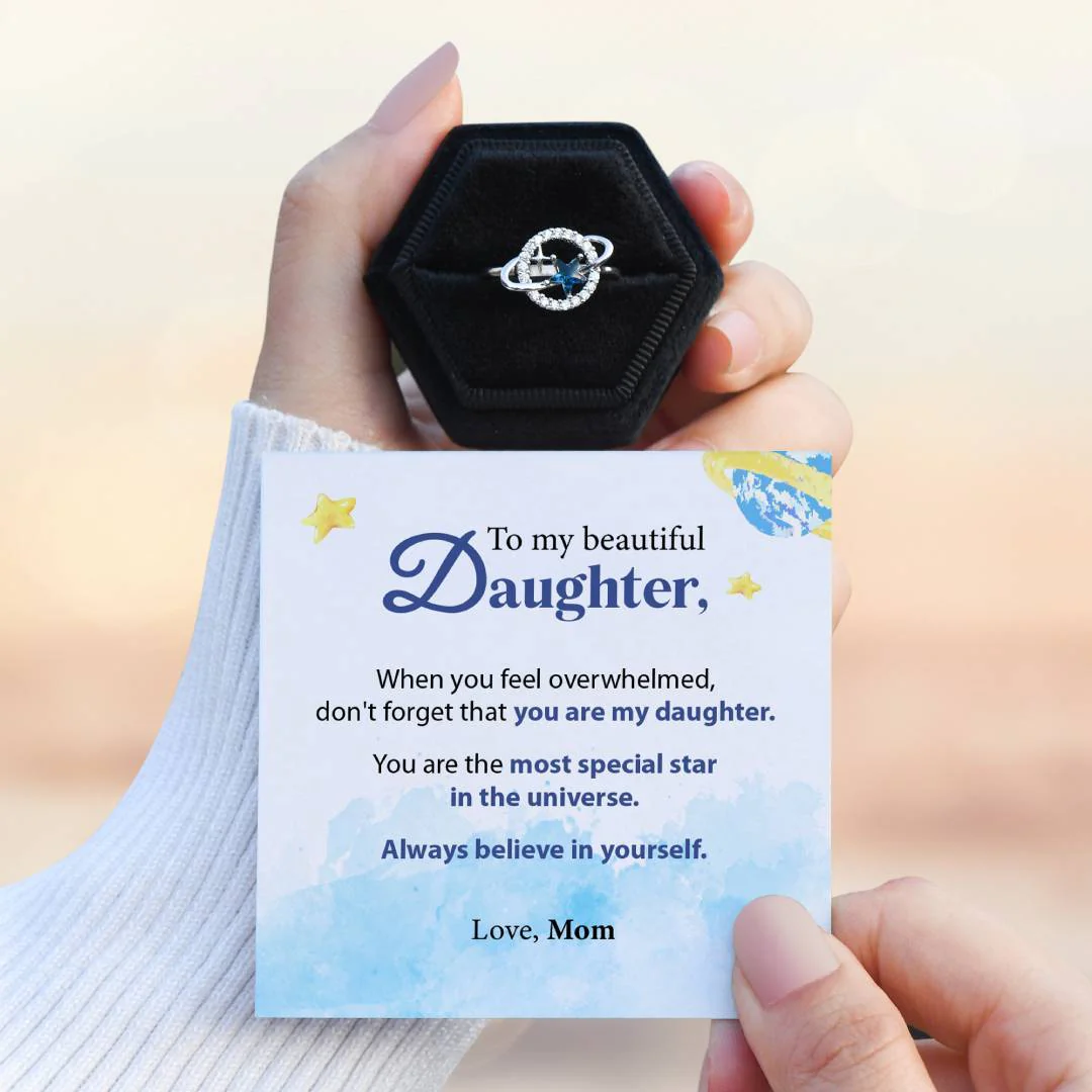 To My Daughter, You Are Special Planet and Stars Ring - Image 5