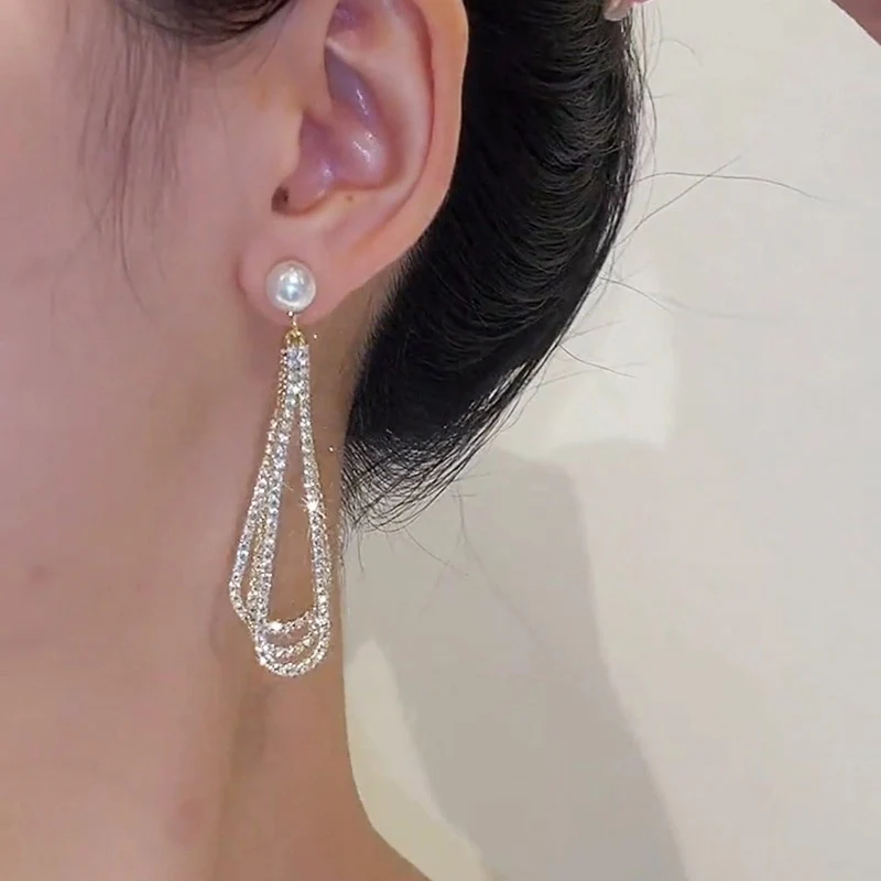 🌸Preal Drop Chain Earrings - Image 5