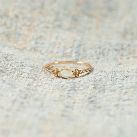 The Purest Love for Mother & Daughter Matching Oval Cut Opal Ring - Image 8