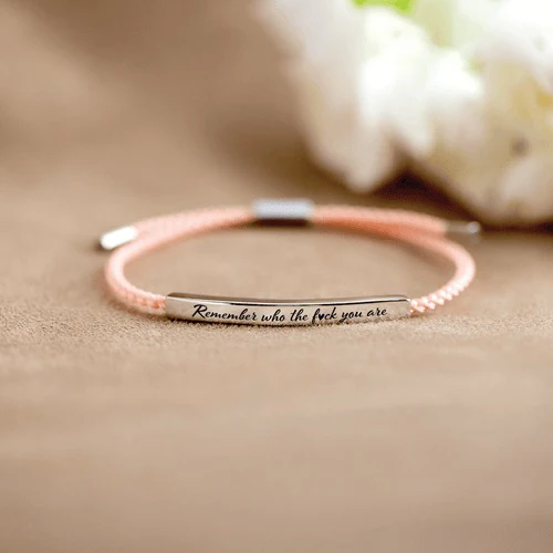 Remember Who The Fuck You're Tube Bracelet - Image 8