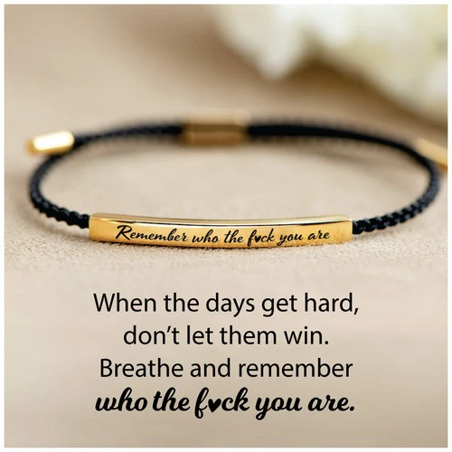 Remember Who The Fuck You're Tube Bracelet - Image 9