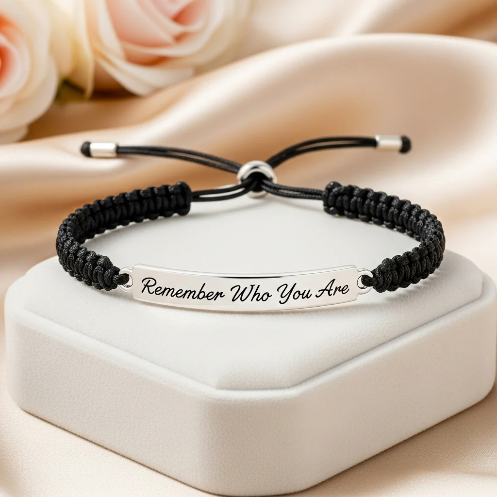 To My Son- Remember Who You Are Braided Bracelet - Image 4