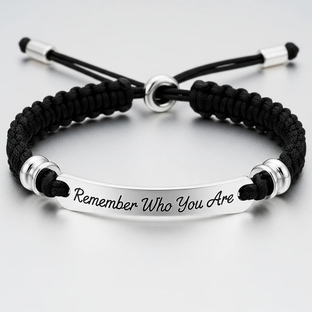 To My Son- Remember Who You Are Braided Bracelet - Image 9
