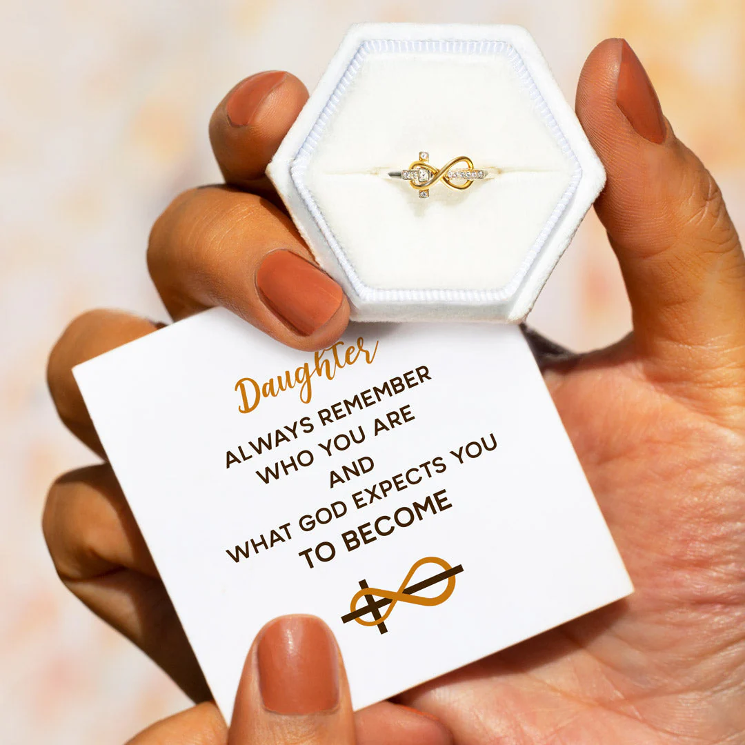 Remember Who You Are Infinity Cross Ring - Image 3
