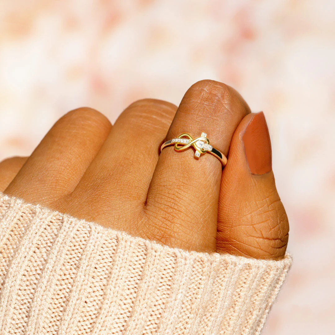 Remember Who You Are Infinity Cross Ring - Image 4