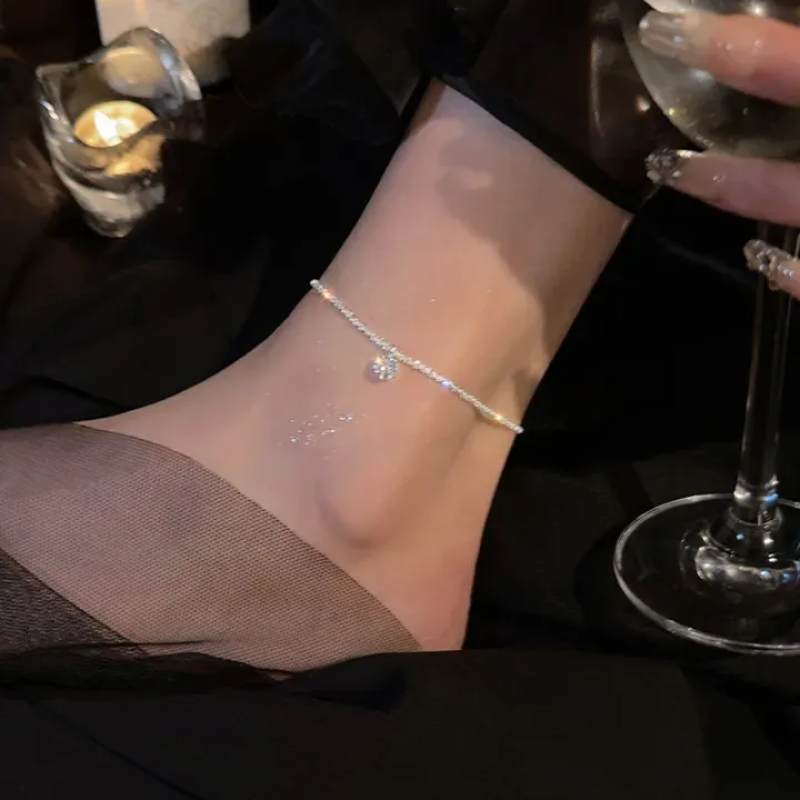 Hot Sale🎁S925 Silver Heart-shaped Tassel Chain - Image 3