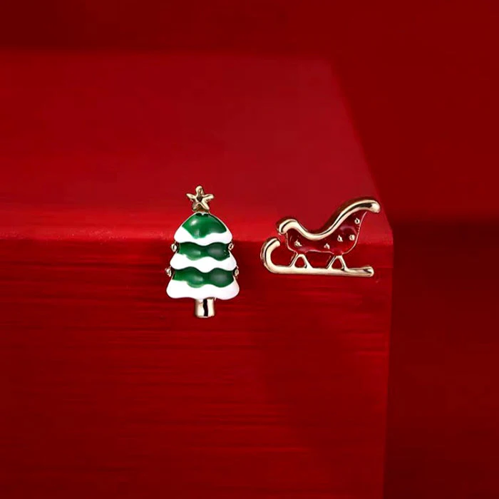 Christmas Santa Claus Tassel Earrings - Image 7