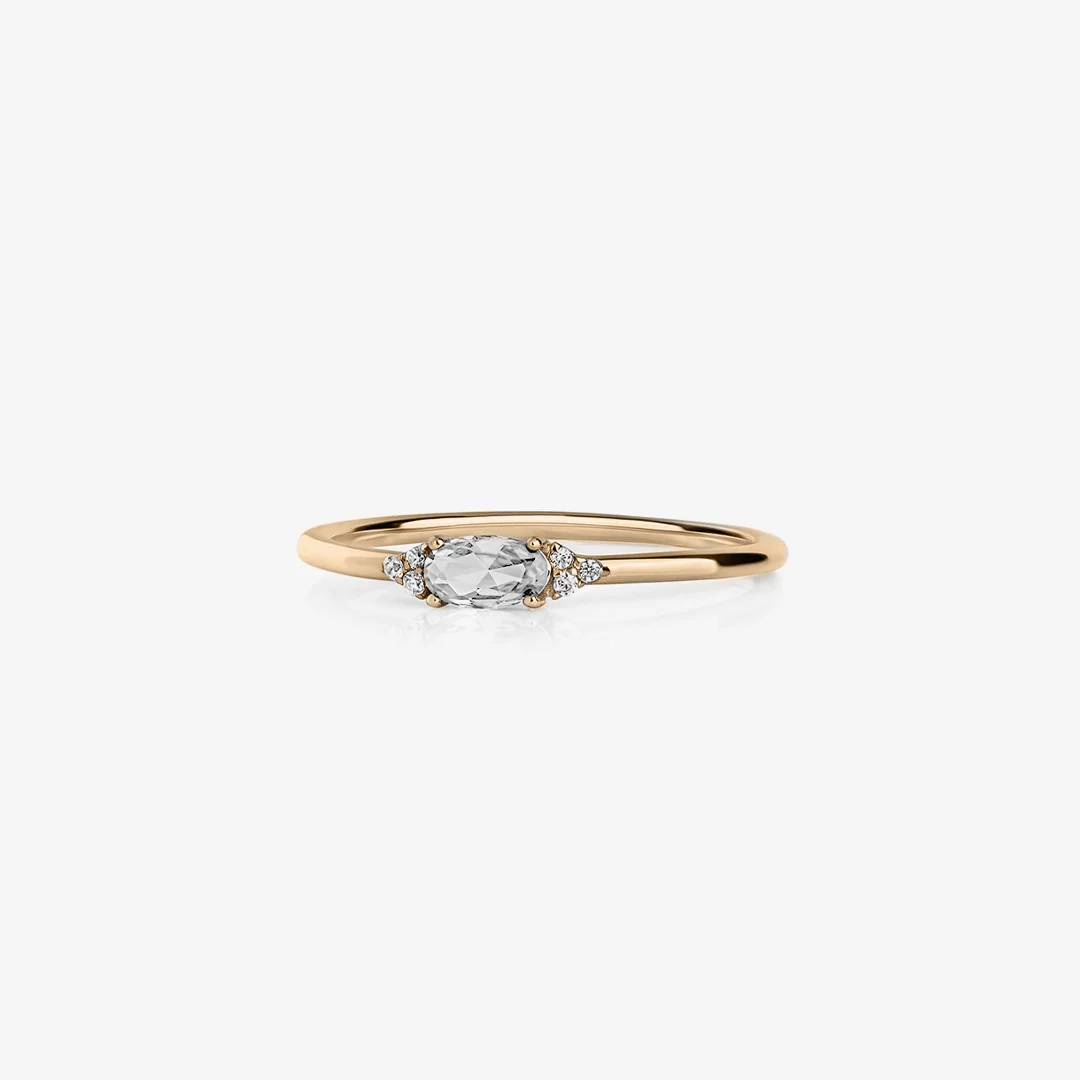 A Self-reminder You Are Still Enough-Diamond Thin Ring - Image 6