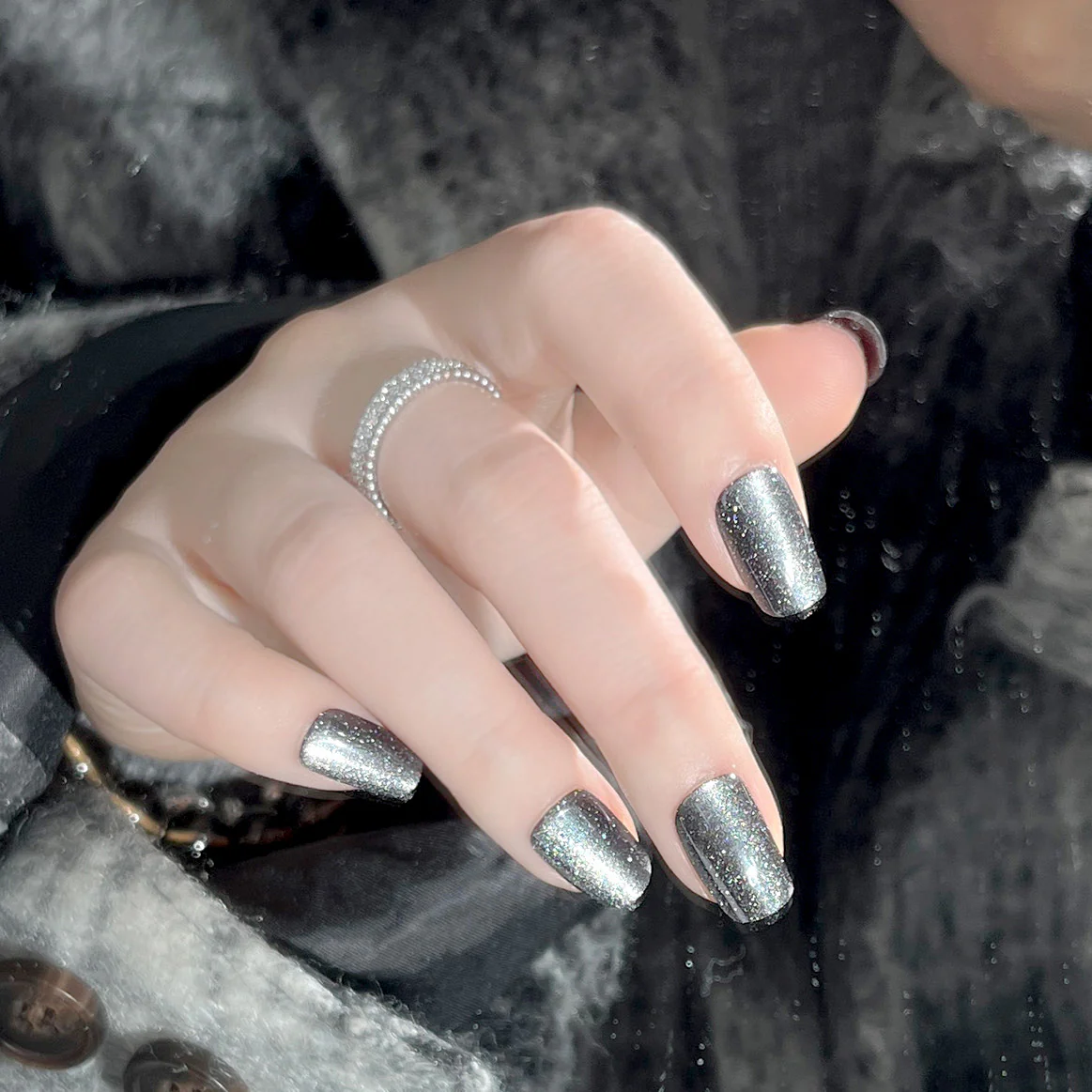 ✨️Shiny Cat Eye Fake Nails💅 - Image 3
