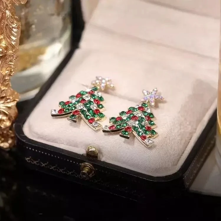 Shiny Christmas Tree Earrings | Perfect Gift🎁 - Image 5