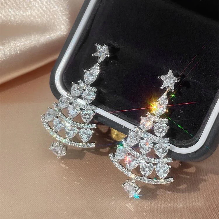 Shiny Christmas Tree Earrings | Perfect Gift🎁 - Image 6
