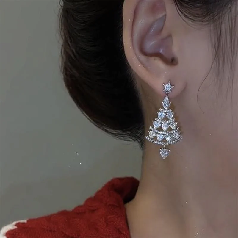Shiny Christmas Tree Earrings | Perfect Gift🎁 - Image 7
