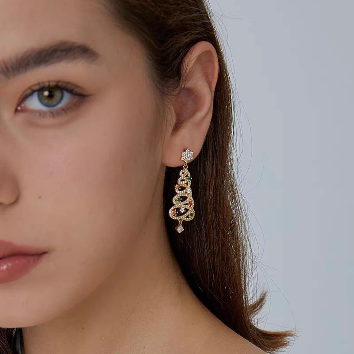 Hot Sale🎁Shiny Christmas Tree Earrings - Image 6
