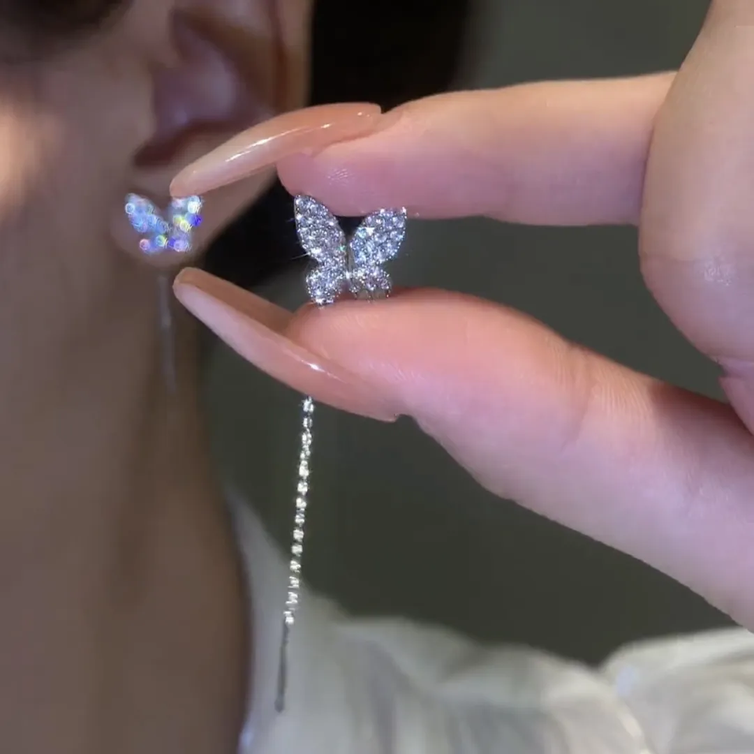 Hot Sale🎁Shiny Fantasy Butterfly Earrings