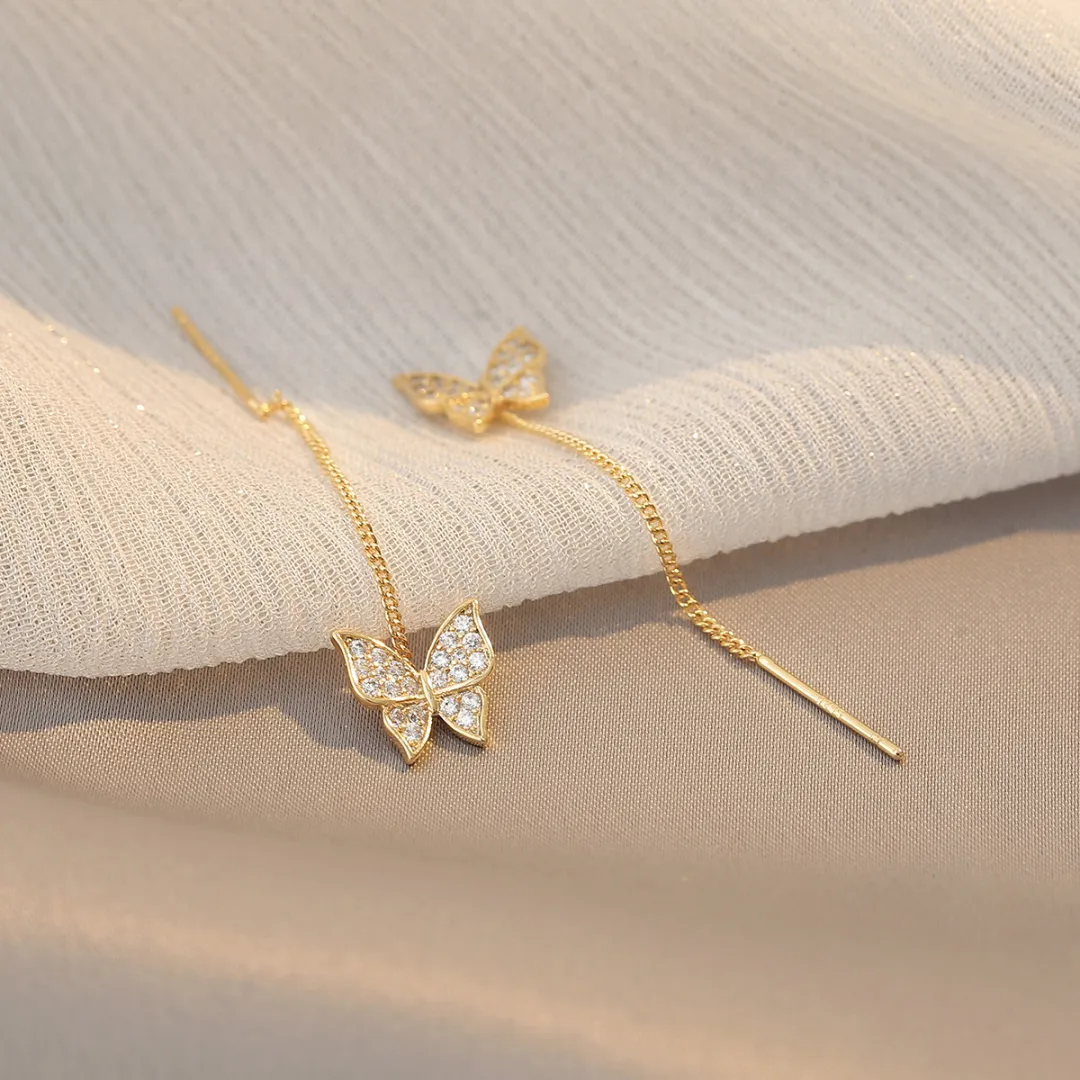 Hot Sale🎁Shiny Fantasy Butterfly Earrings - Image 6