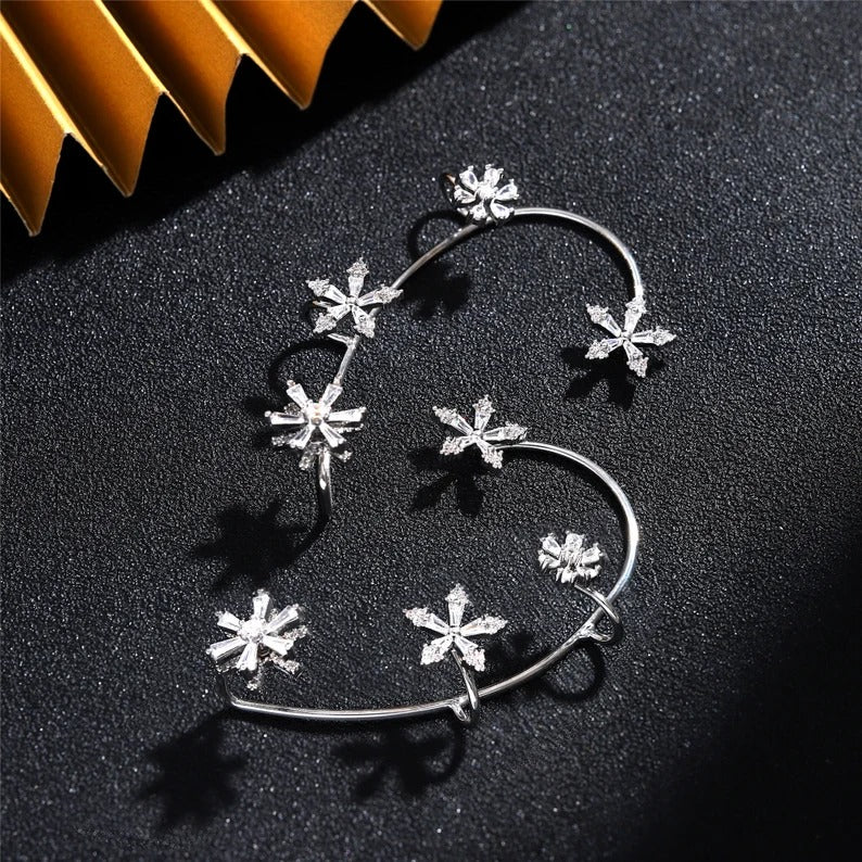 🌸Shiny Rotating Flower Earrings - Image 3