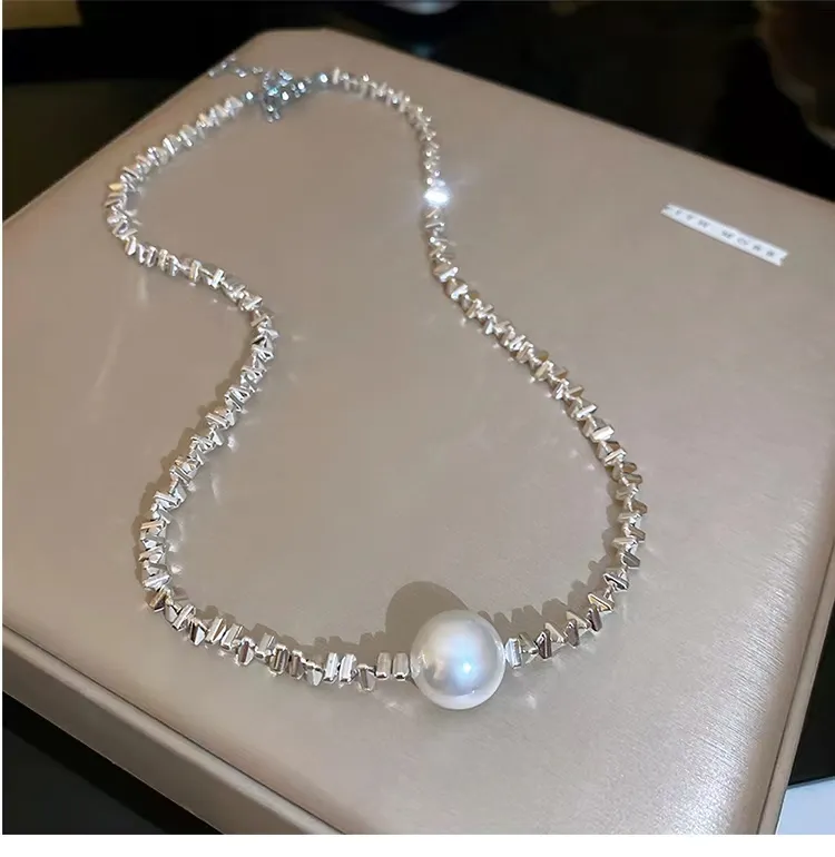 Hot Sale🎁SILVER PEARL NECKLACE - Image 6