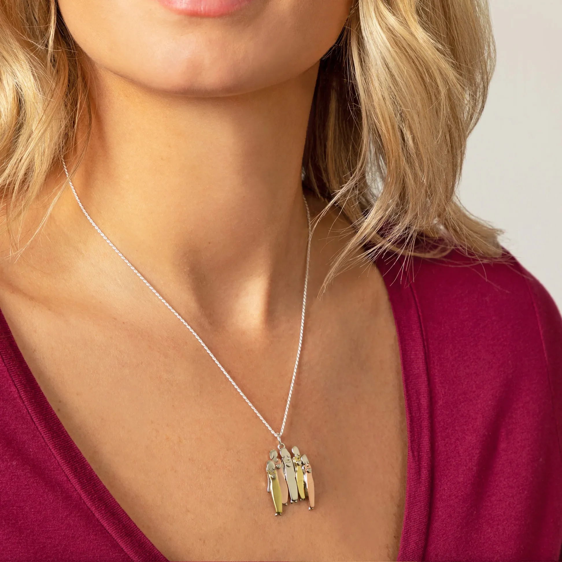 FOR UNBIOLOGICAL SISTER - THANKS FOR ALWAYS BEING BY MY SIDE NECKLACE - Image 12