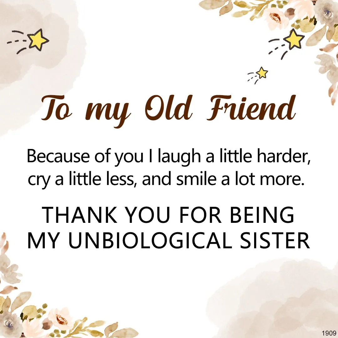 FOR UNBIOLOGICAL SISTER - THANKS FOR ALWAYS BEING BY MY SIDE NECKLACE - Image 13