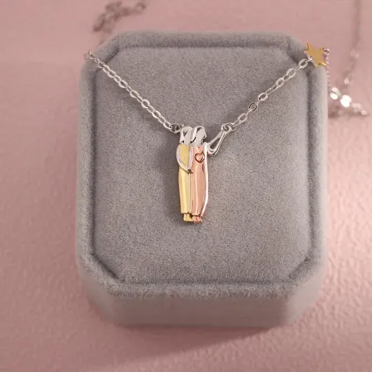 FOR UNBIOLOGICAL SISTER - THANKS FOR ALWAYS BEING BY MY SIDE NECKLACE - Image 3