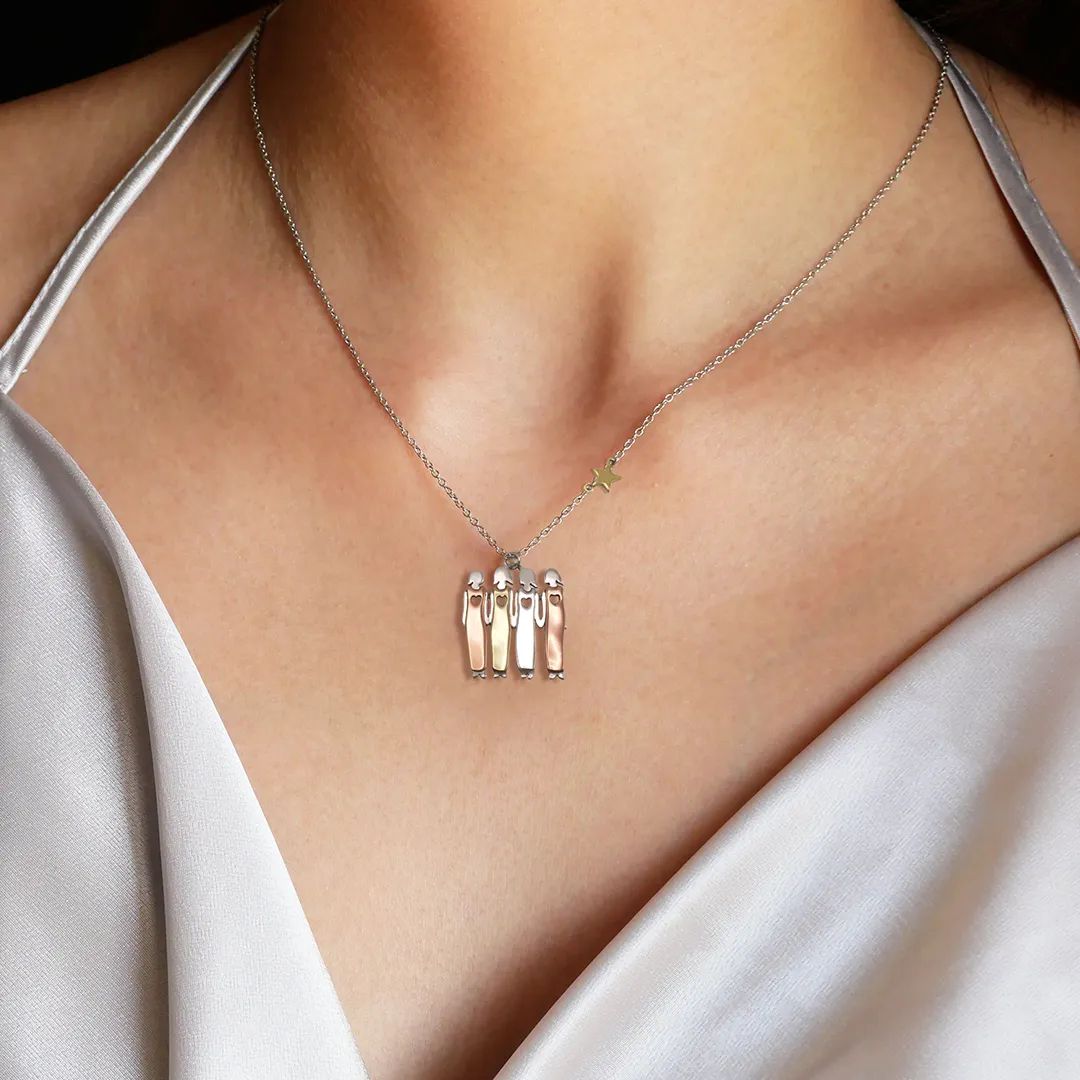 FOR UNBIOLOGICAL SISTER - THANKS FOR ALWAYS BEING BY MY SIDE NECKLACE - Image 8