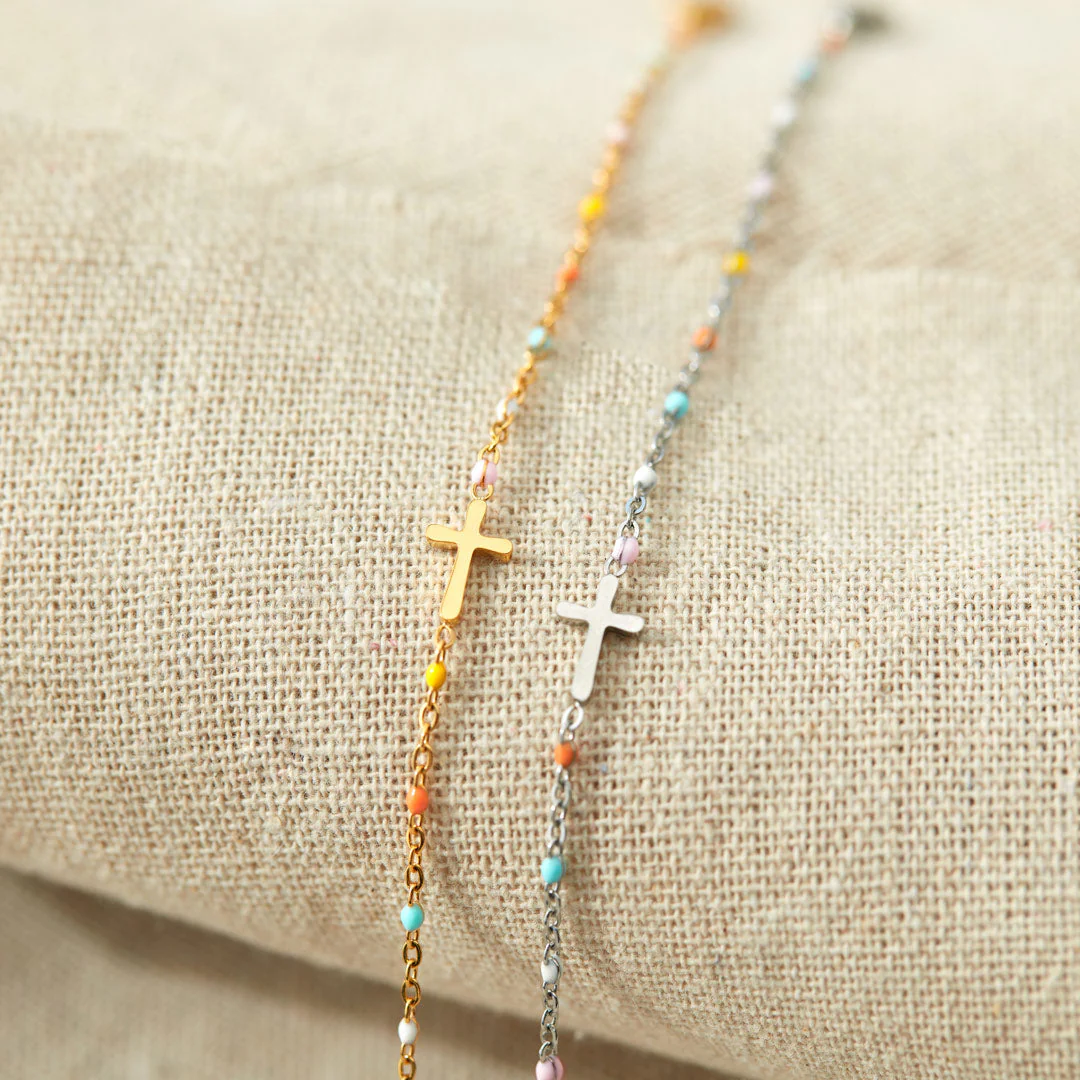 My Small Circle Of Female Friends Cross Bracelet - Image 5