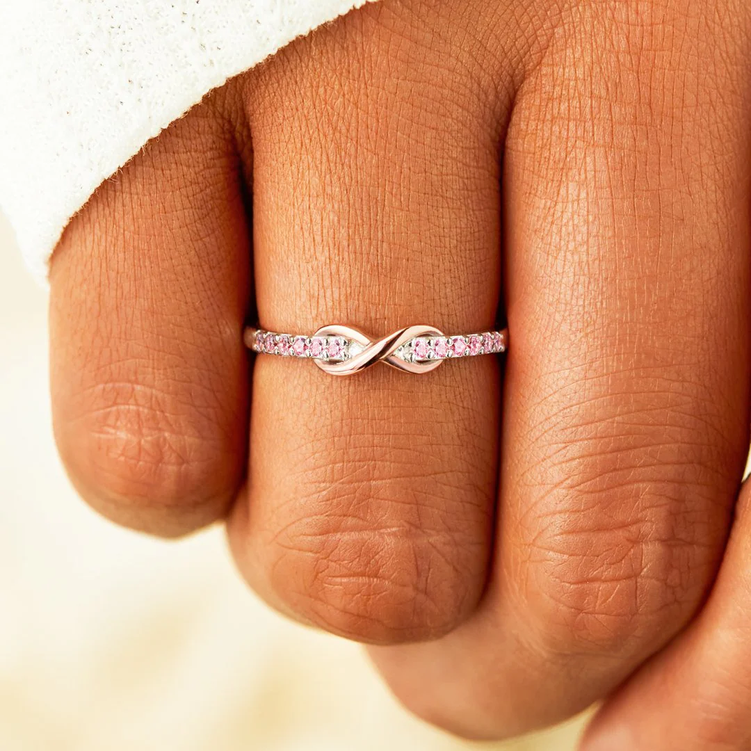 Smokin' Hot Soulmate Infinity Ring S925 - Image 2