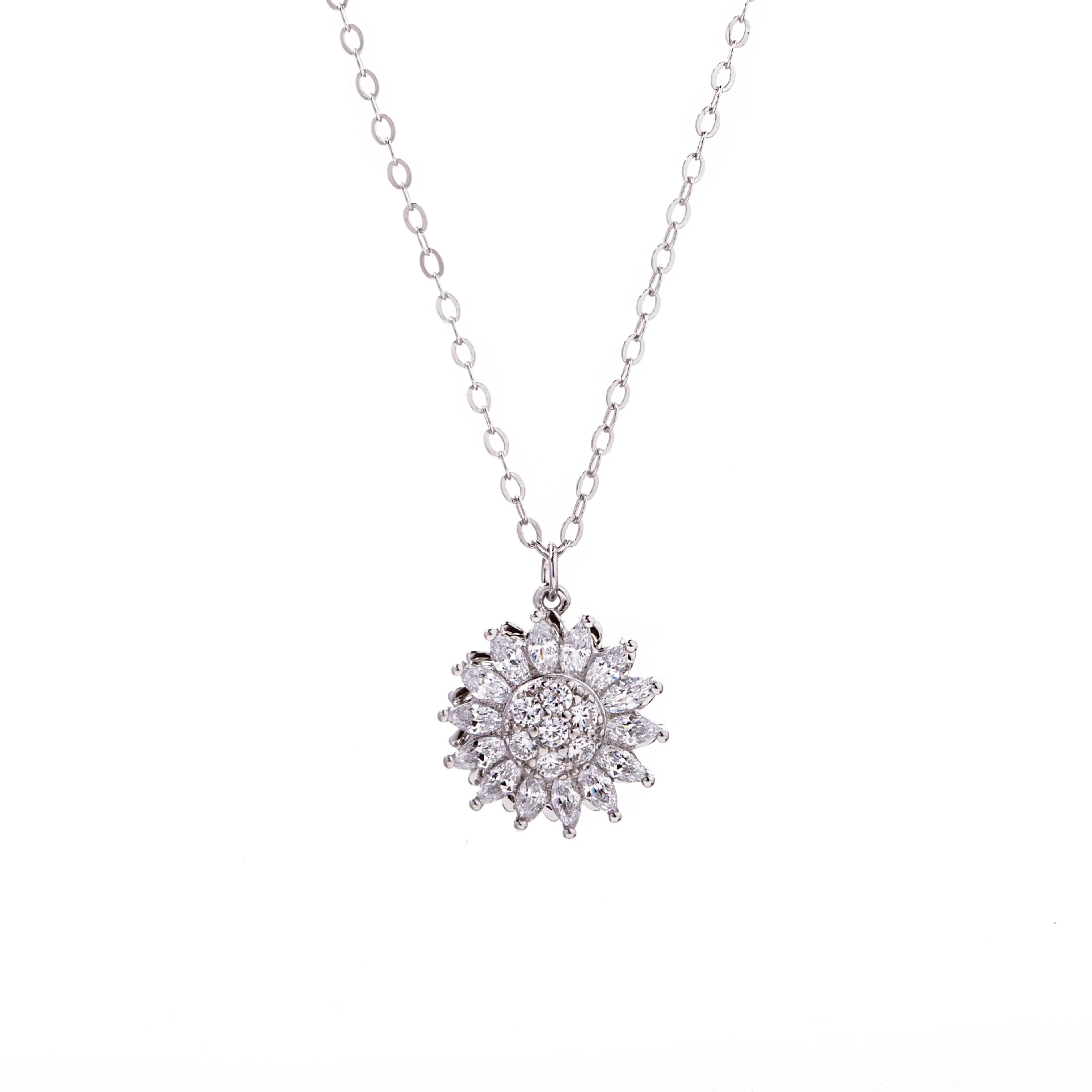 Spinning Sunflower Necklace - Image 8