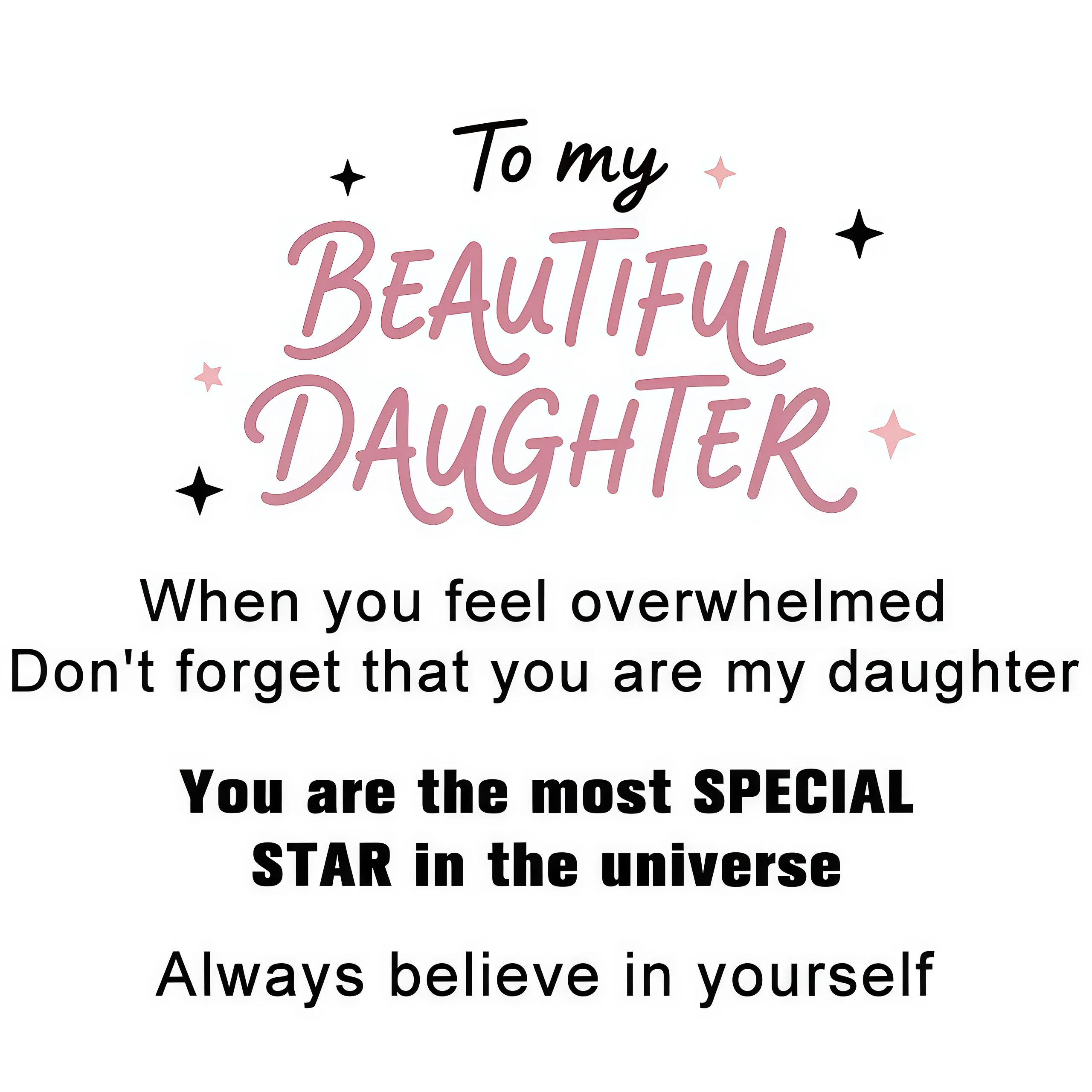 For Daughter- You Are The Most Special Star In My Universet Necklace - Image 10