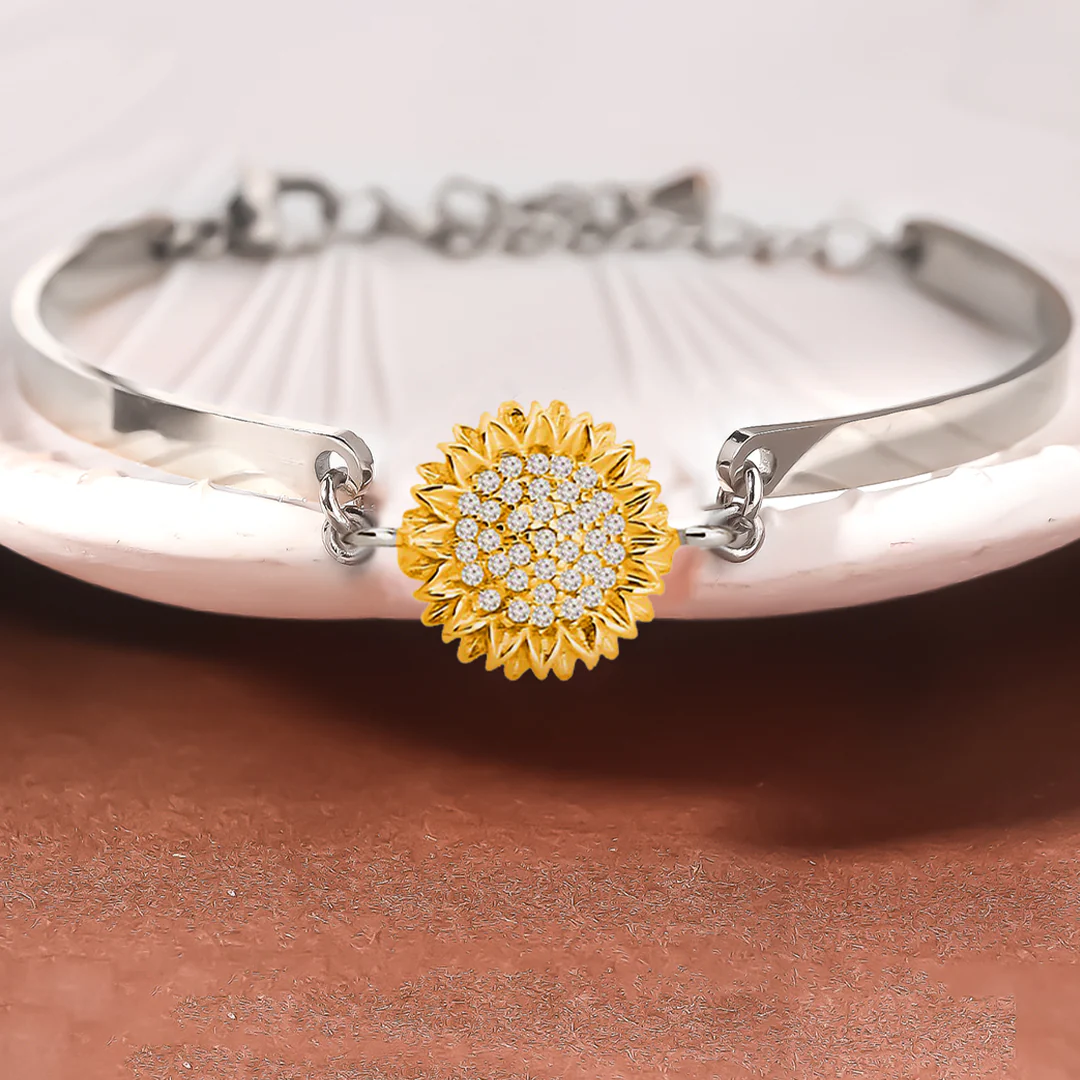 For Granddaughter - Sunflower Three-section Bracelet - Image 3