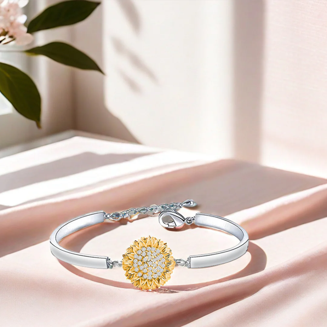 For Granddaughter - Sunflower Three-section Bracelet - Image 4