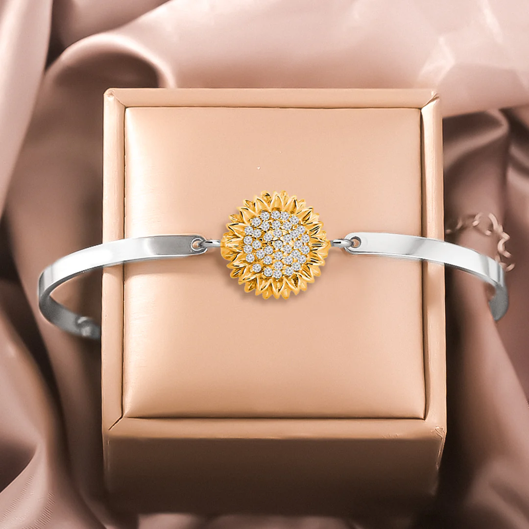 For Granddaughter - Sunflower Three-section Bracelet - Image 6