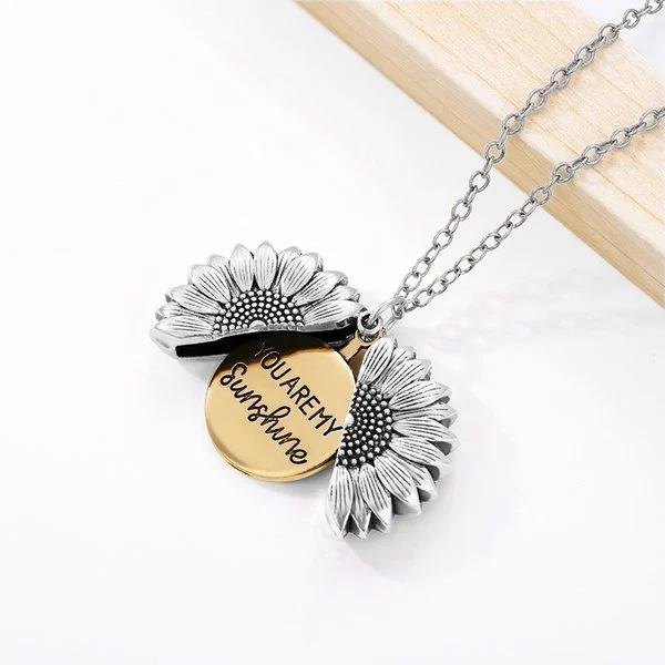 "You Are My Sunshine" Sunflower Necklace🌻 - Image 6