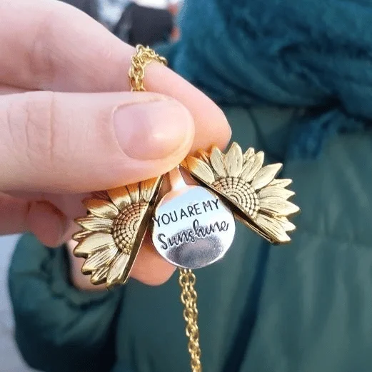 "You Are My Sunshine" Sunflower Necklace🌻 - Image 8